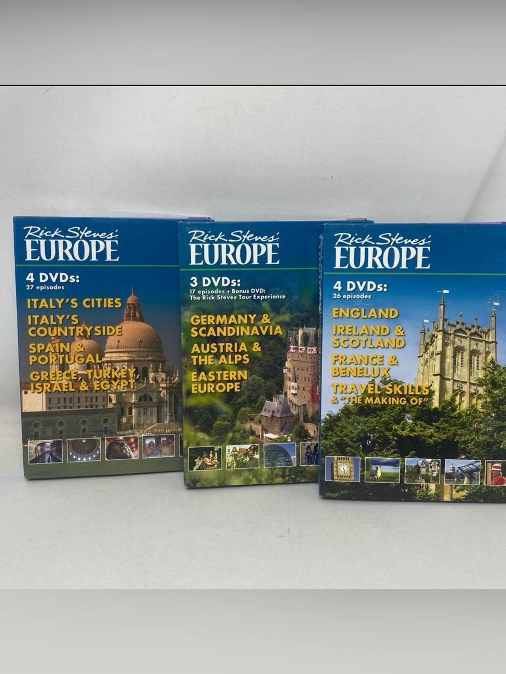 Rick Steves' Europe 2000-2007 All 70 Shows DVDs